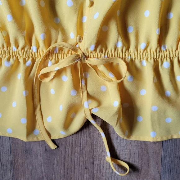 LOFT Polka Dot Blouse - Picture 3 of 4